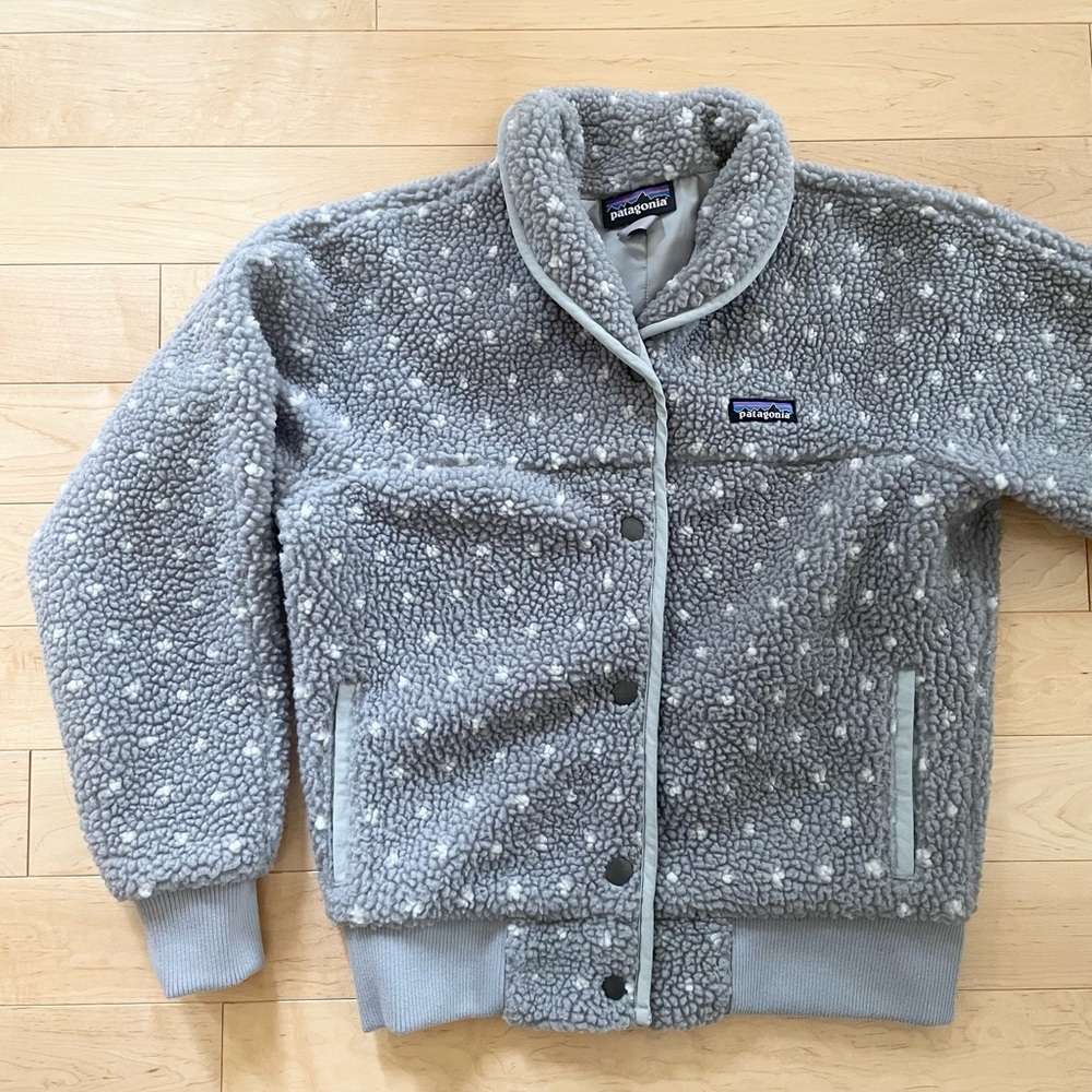 Patagonia Fleece Snap Front Retro-X Jacket womens XS